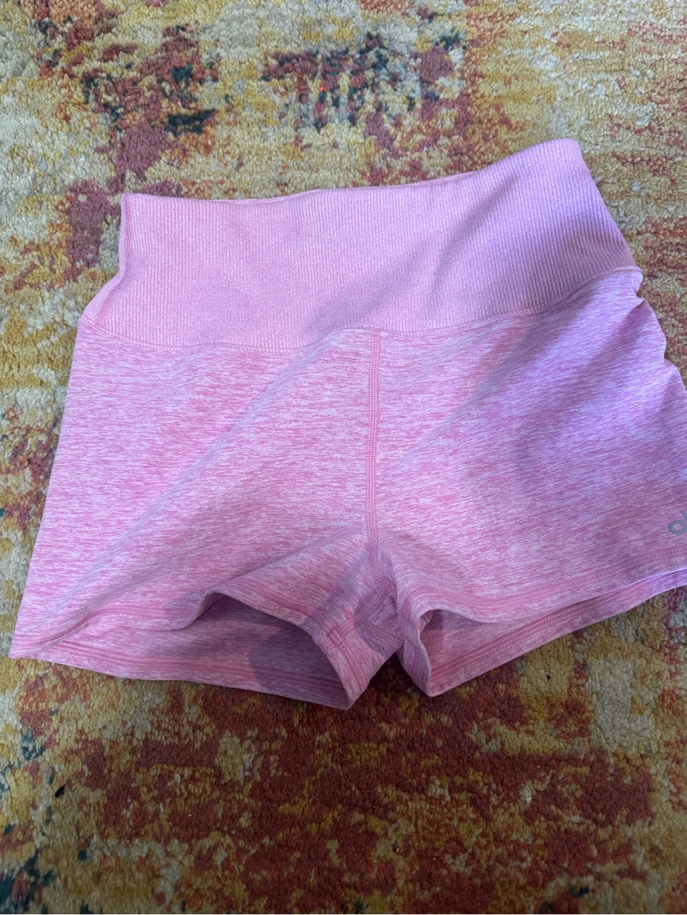 ALO Yoga Pink High-Rise Athletic Shorts